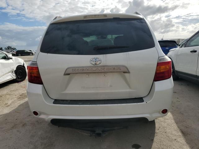 JTEZK3EH8A2096849 - 2010 TOYOTA HIGHLANDER WHITE photo 6