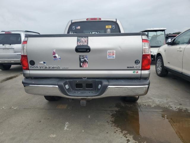 5TBET34126S521298 - 2006 TOYOTA TUNDRA DOUBLE CAB SR5 GRAY photo 6