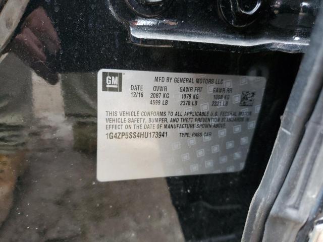 1G4ZP5SS4HU173941 - 2017 BUICK LACROSSE ESSENCE შავი ფოტო 13