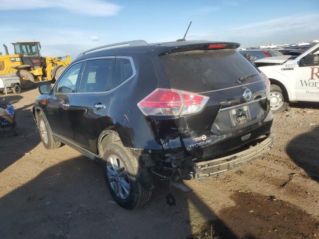 KNMAT2MV3GP665571 - 2016 NISSAN ROGUE S BLACK photo 2