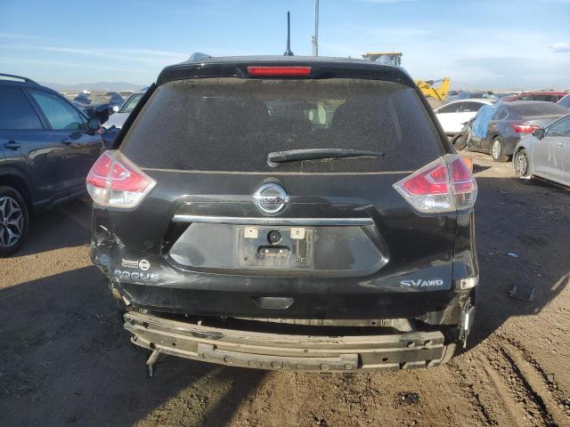 KNMAT2MV3GP665571 - 2016 NISSAN ROGUE S BLACK photo 6