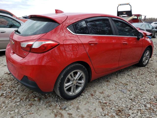 3G1BE6SM1HS519195 - 2017 CHEVROLET CRUZE LT RED photo 3