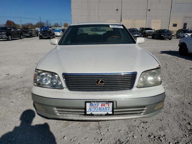 JT8BH28F6W0127753 - 1998 LEXUS LS 400 WHITE photo 5