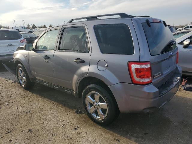 1FMCU03188KA86658 - 2008 FORD ESCAPE XLT GRAY photo 2