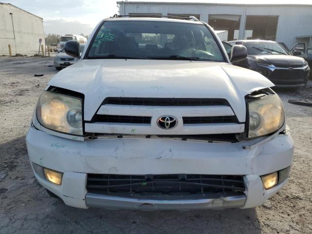 JTEZU14R448010284 - 2004 TOYOTA 4RUNNER SR5 WHITE photo 5