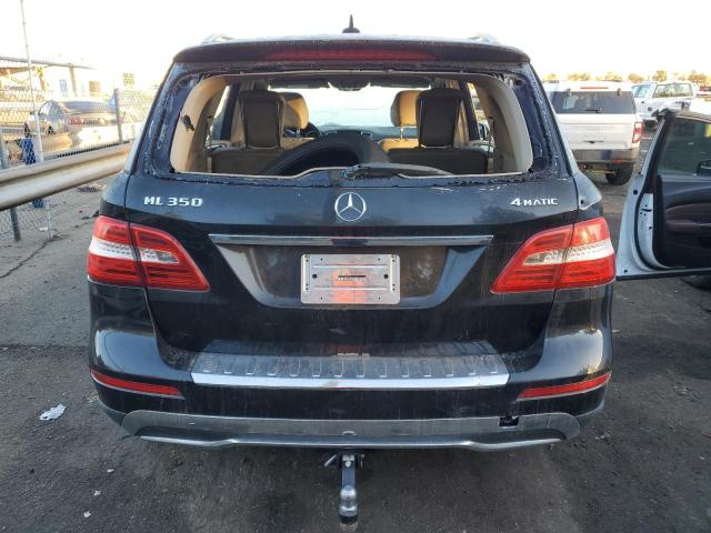 4JGDA5HB1CA068108 - 2012 MERCEDES-BENZ ML 350 4MATIC BLACK photo 6