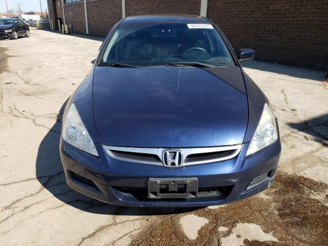 1HGCM56457A224959 - 2007 HONDA ACCORD LX BLUE photo 5