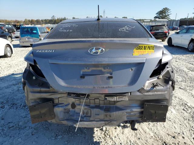 KMHCT4AE3DU579811 - 2013 HYUNDAI ACCENT GLS GRAY photo 6