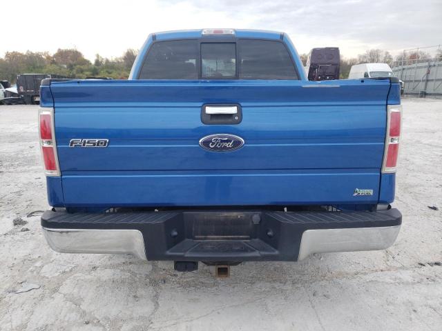 1FTFW1CV6AFA12478 - 2010 FORD F150 SUPERCREW BLUE photo 6