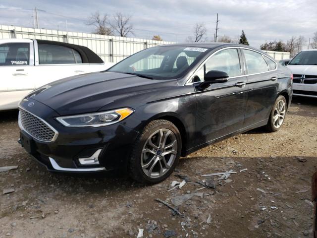 3FA6P0RU8LR157054 - 2020 FORD FUSION TITANIUM BLACK photo 1