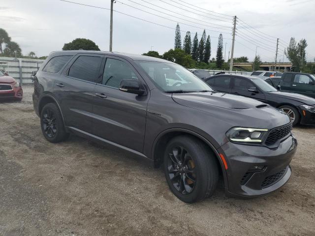 1C4SDJCT2MC792178 - 2021 DODGE DURANGO R/T GRAY photo 4