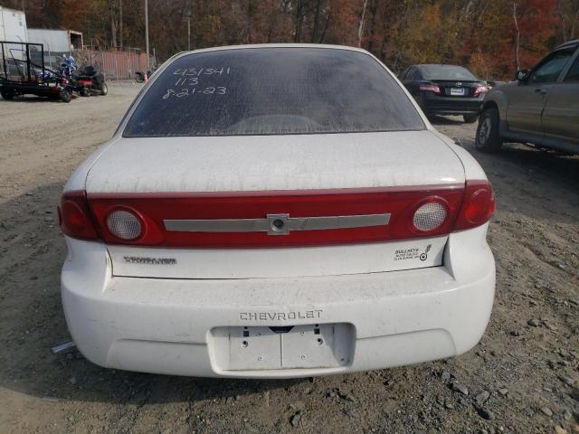 1G1JC52F237127198 - 2003 CHEVROLET CAVALIER WHITE photo 6