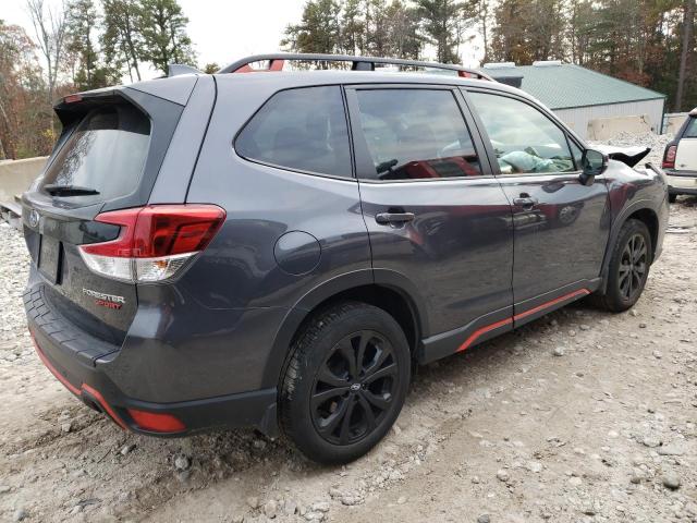 JF2SKARCXMH558579 - 2021 SUBARU FORESTER SPORT GRAY photo 3