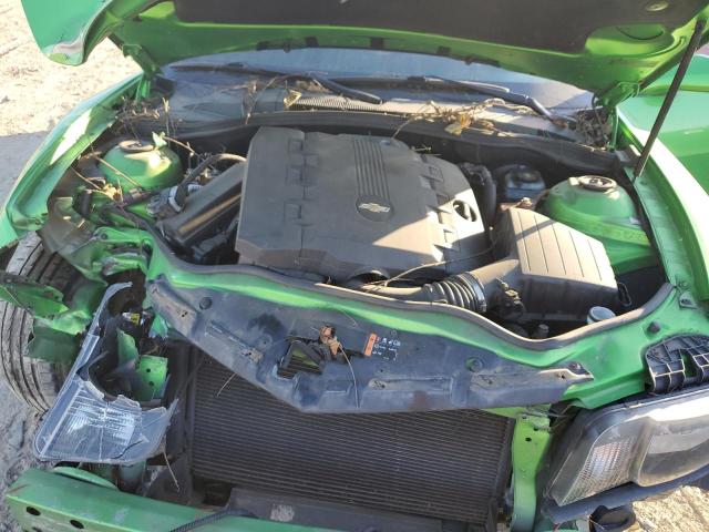 2G1FB1ED3B9163622 - 2011 CHEVROLET CAMARO LT GREEN photo 11