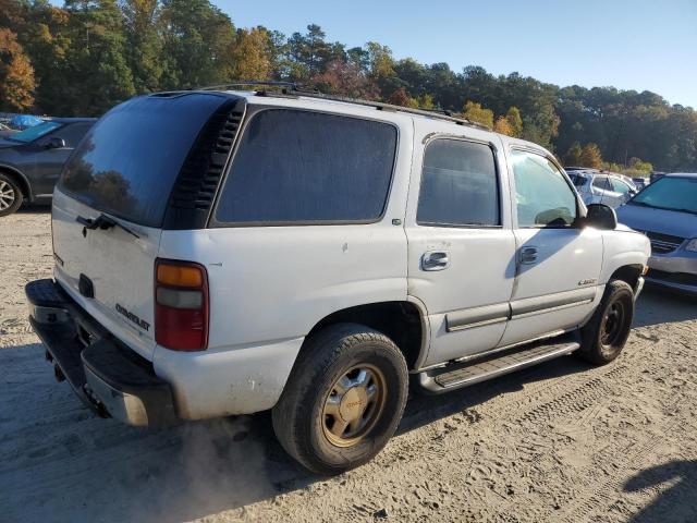 1GNEC13V92R125496 - 2002 CHEVROLET TAHOE C1500 WHITE photo 3