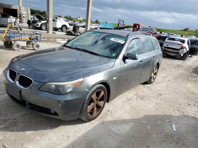 WBANN73566CN01843 - 2006 BMW 530 XIT GRAY photo 1