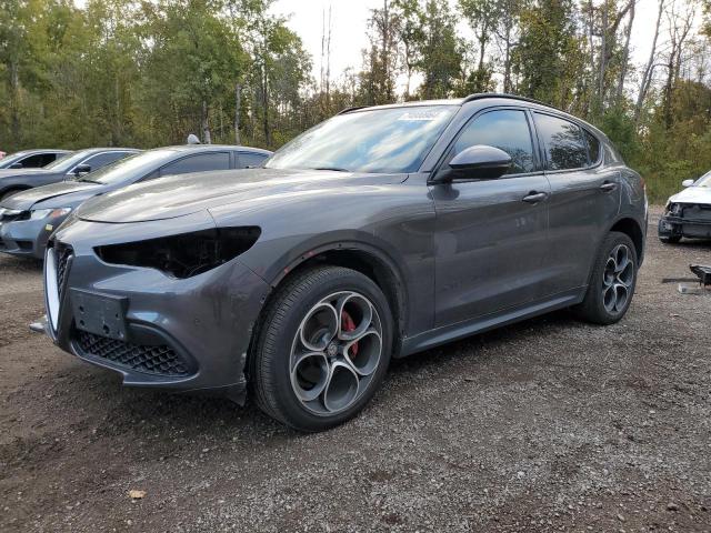 ZASPAKBN0K7C67124 - 2019 ALFA ROMEO STELVIO TI GRAY photo 1