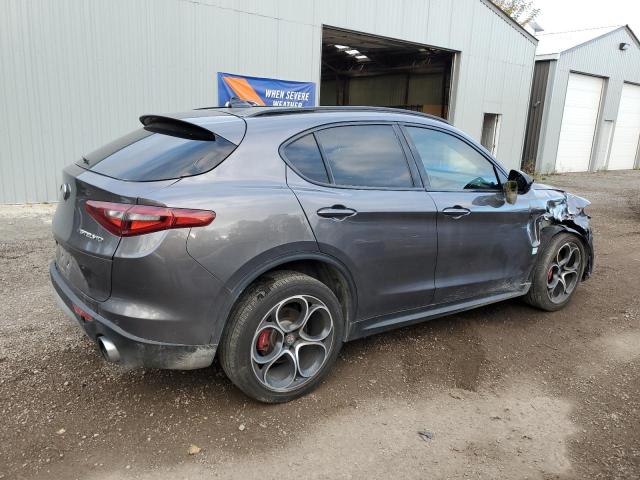 ZASPAKBN0K7C67124 - 2019 ALFA ROMEO STELVIO TI GRAY photo 3