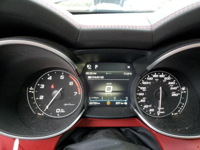 ZASPAKBN0K7C67124 - 2019 ALFA ROMEO STELVIO TI GRAY photo 9