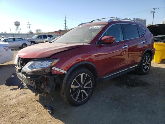 5N1AT2MV1KC740585 - 2019 NISSAN ROGUE S RED photo 1