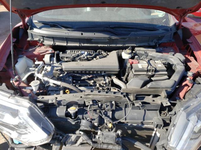 5N1AT2MV1KC740585 - 2019 NISSAN ROGUE S RED photo 12