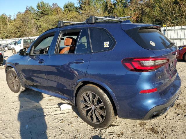 5UXJU4C00N9M63558 - 2022 BMW X5 M50I BLUE photo 2