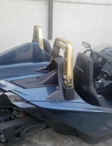 57XAAPFA0K8130544 - 2019 POLARIS SLINGSHOT SL BLUE photo 6