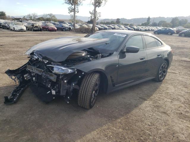 WBY73AW03NFN23650 - 2022 BMW I4 EDRIVE4 Сірий фото 1