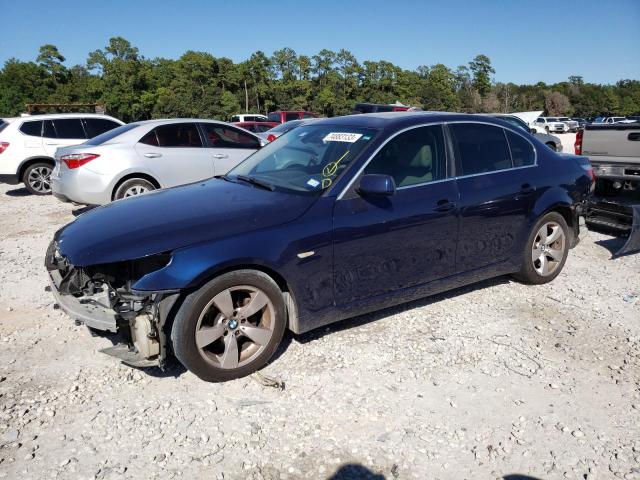 WBANU53508CT12521 - 2008 BMW 528 I BLUE photo 1