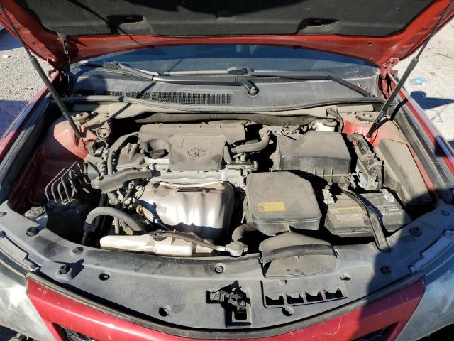 4T1BF1FK5CU634368 - 2012 TOYOTA CAMRY BASE RED photo 11