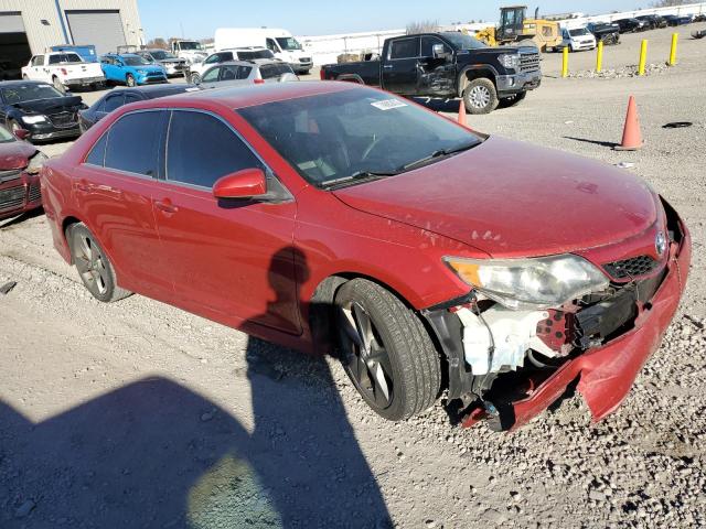 4T1BF1FK5CU634368 - 2012 TOYOTA CAMRY BASE RED photo 4