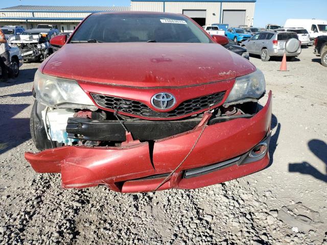 4T1BF1FK5CU634368 - 2012 TOYOTA CAMRY BASE RED photo 5