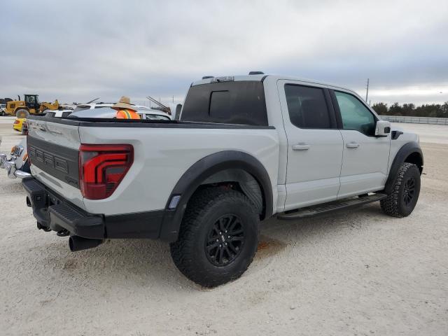 1FTFW1RG1RFA22601 - 2024 FORD F150 RAPTOR GRAY photo 3