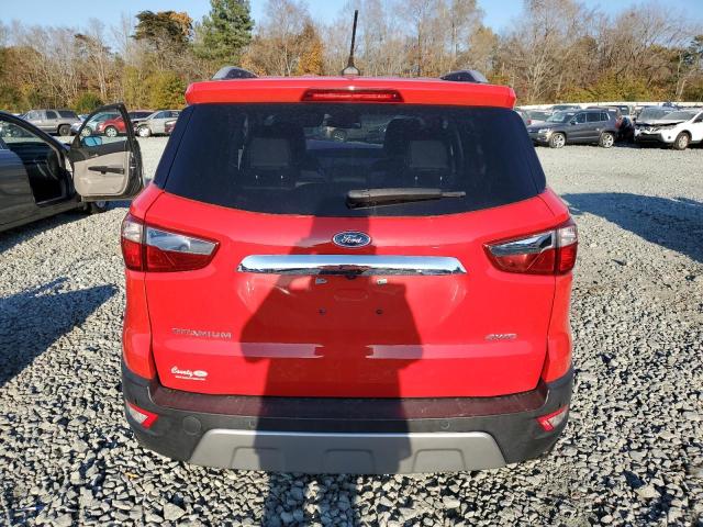 MAJ6S3KL3KC303522 - 2019 FORD ECOSPORT TITANIUM RED photo 6