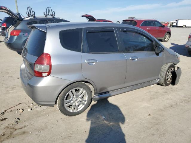 JHMGD376X7S023247 - 2007 HONDA FIT S SILVER photo 3