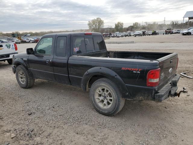 1FTZR45E98PA56711 - 2008 FORD RANGER SUPER CAB BLACK photo 2