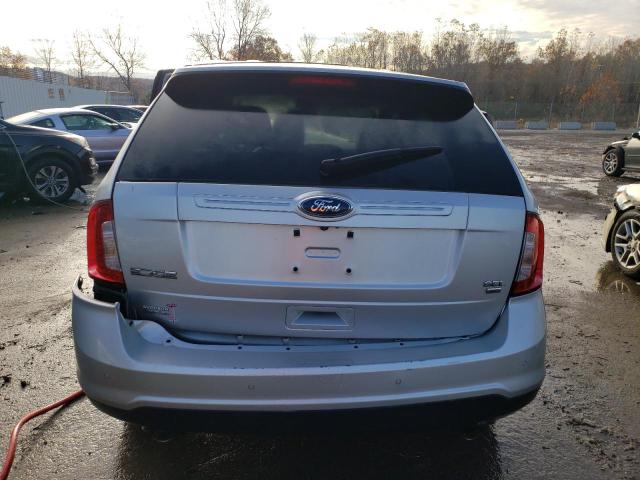 2FMDK4JC8EBB23381 - 2014 FORD EDGE SEL SILVER photo 6