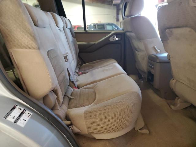 5N1AR18W66C601120 - 2006 NISSAN PATHFINDER LE SILVER photo 10