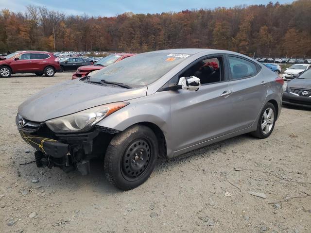 KMHDH4AE2CU360827 - 2012 HYUNDAI ELANTRA GLS GRAY photo 1