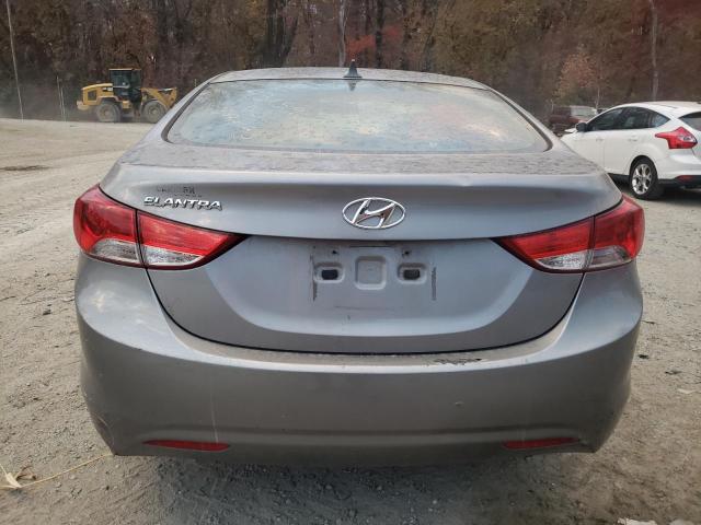 KMHDH4AE2CU360827 - 2012 HYUNDAI ELANTRA GLS GRAY photo 6