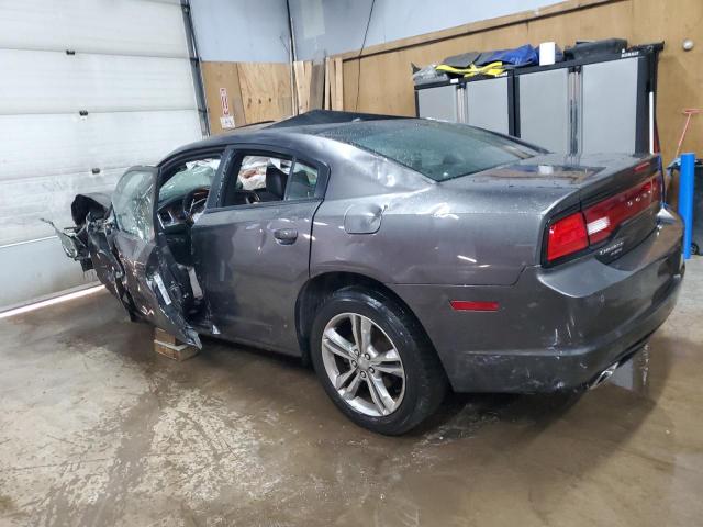 2C3CDXDT1EH364921 - 2014 DODGE CHARGER R/T GRAY photo 2