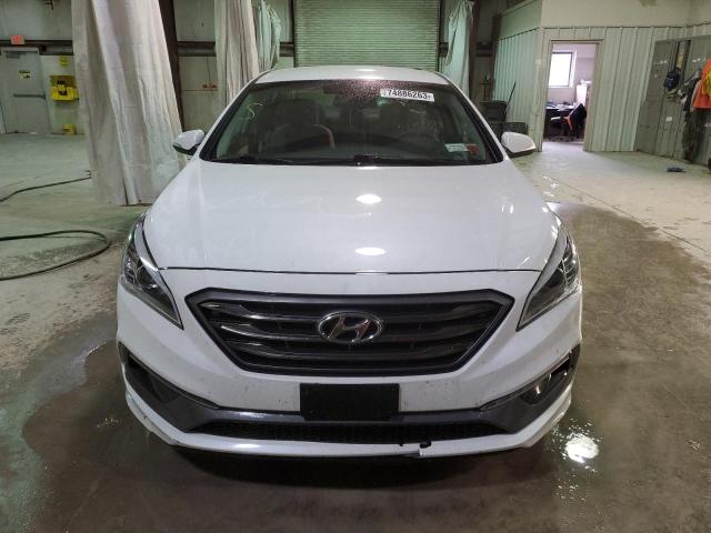 5NPE34AF5GH391389 - 2016 HYUNDAI SONATA SPORT WHITE photo 5