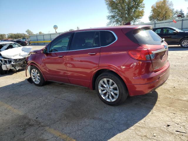 LRBFXBSA4JD056779 - 2018 BUICK ENVISION PREFERRED RED photo 2