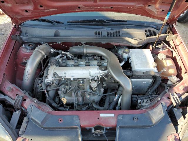 1G1AP58X597295110 - 2009 CHEVROLET COBALT SS MAROON photo 11