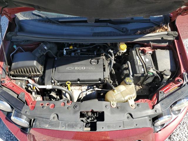 1G1JA5SH4C4125350 - 2012 CHEVROLET SONIC LS 红色 照片 11