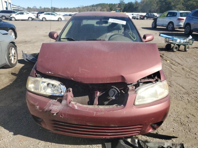 3N1CB51D02L690640 - 2002 NISSAN SENTRA XE BURGUNDY photo 5