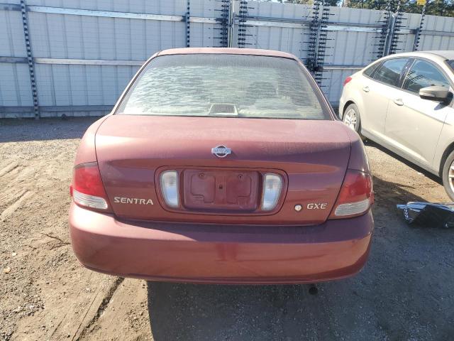 3N1CB51D02L690640 - 2002 NISSAN SENTRA XE BURGUNDY photo 6