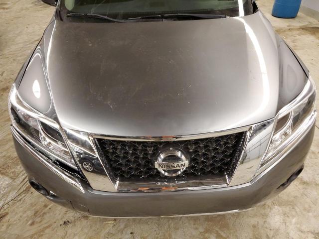 5N1AR2MM7FC711782 - 2015 NISSAN PATHFINDER S GRAY photo 12