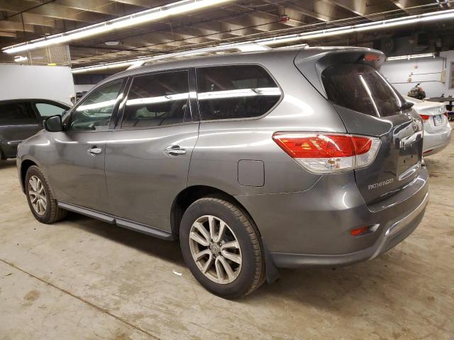5N1AR2MM7FC711782 - 2015 NISSAN PATHFINDER S GRAY photo 2