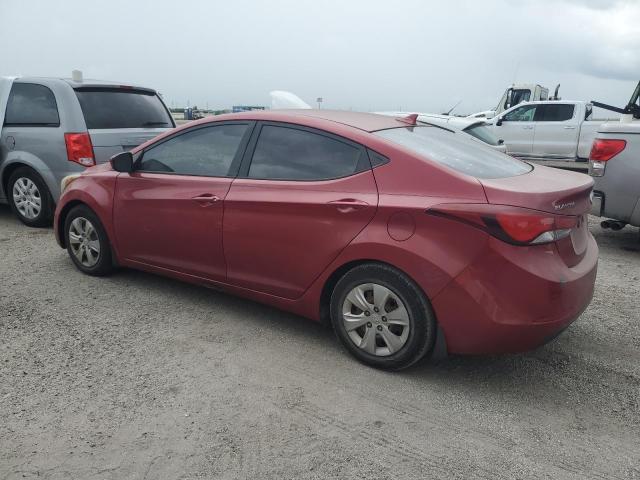 KMHDH4AE9GU482283 - 2016 HYUNDAI ELANTRA SE BURGUNDY photo 2